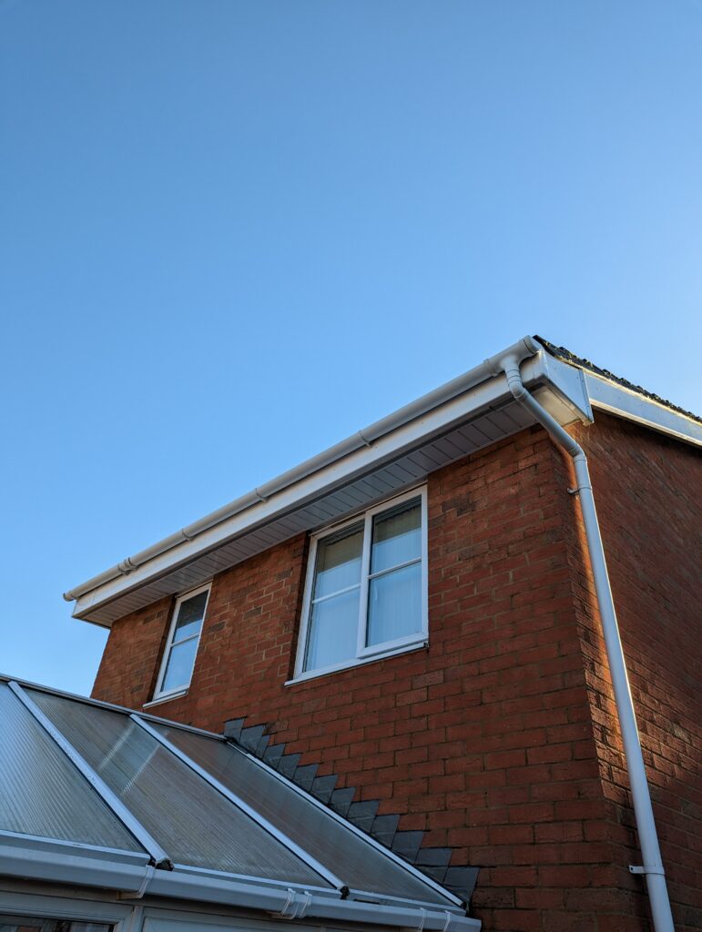 back of a house with a conservatory